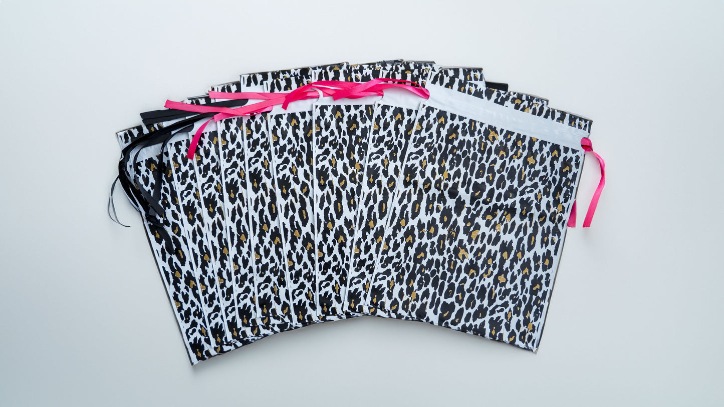 6 Pack | Conveen Leopard Print Bags