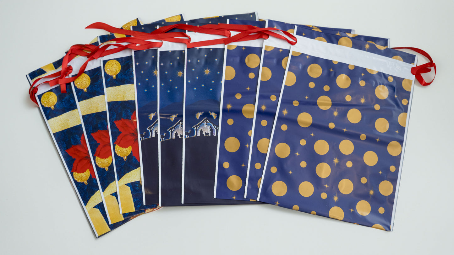 12 Pack | Conveen Christmas Bags